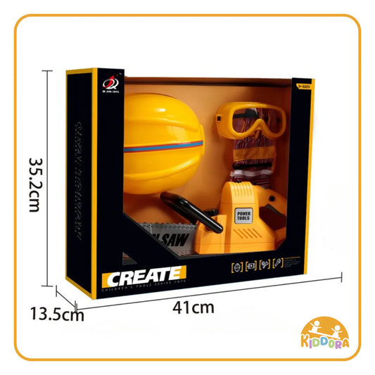 Kiddora Toy Chainsaw with Safety Gear