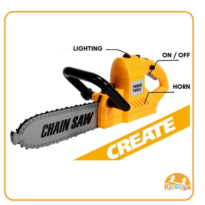 Kiddora Toy Chainsaw with Safety Gear