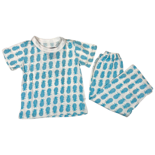 Kids Match Family PJs - Blue Pineapples
