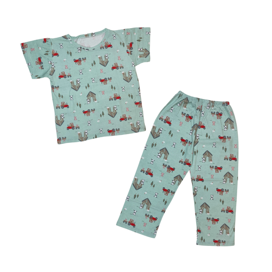 Kids Match PJs - Farm