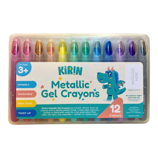 Kirin Metallic Gel Crayons