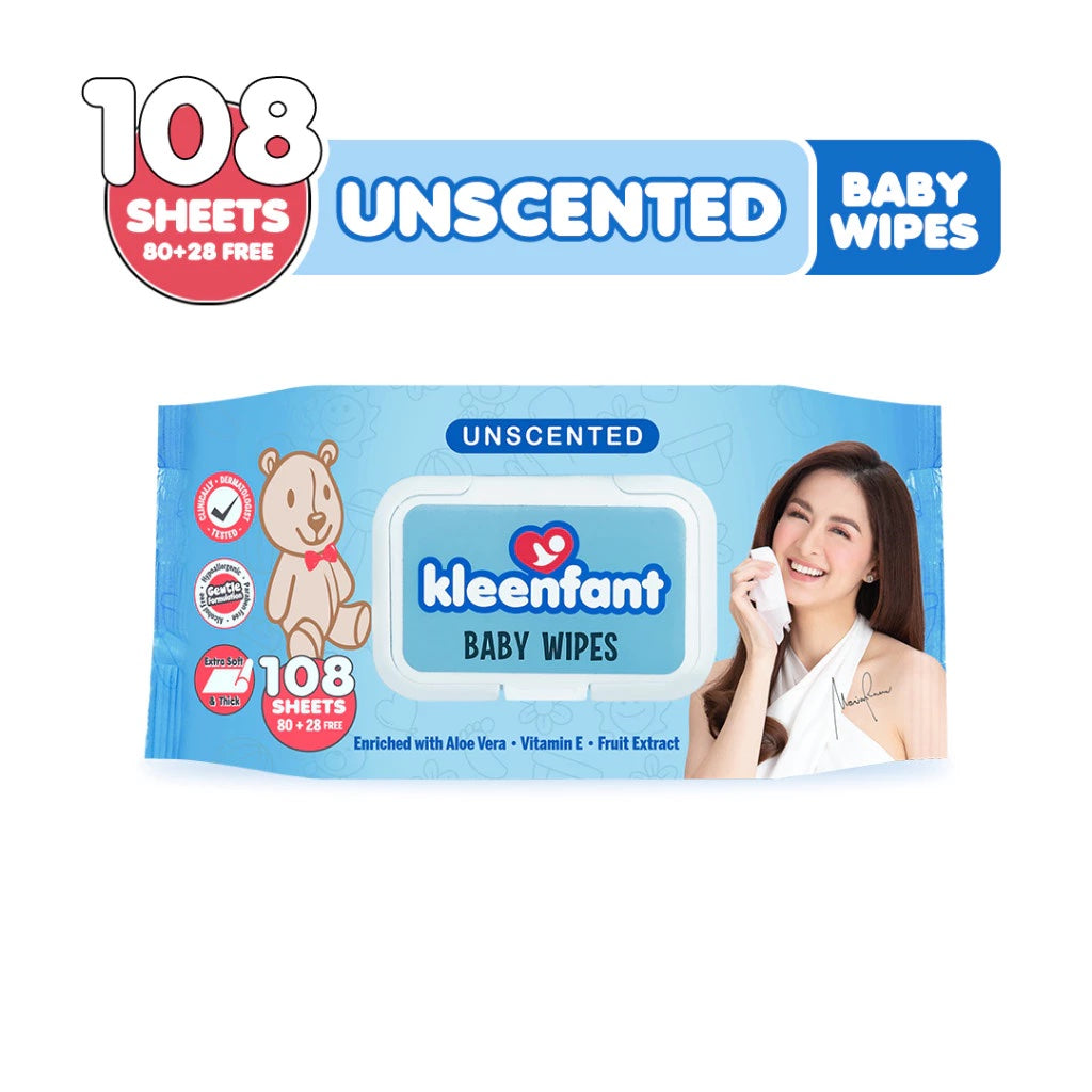 Kleenfant Unscented Baby Wipes