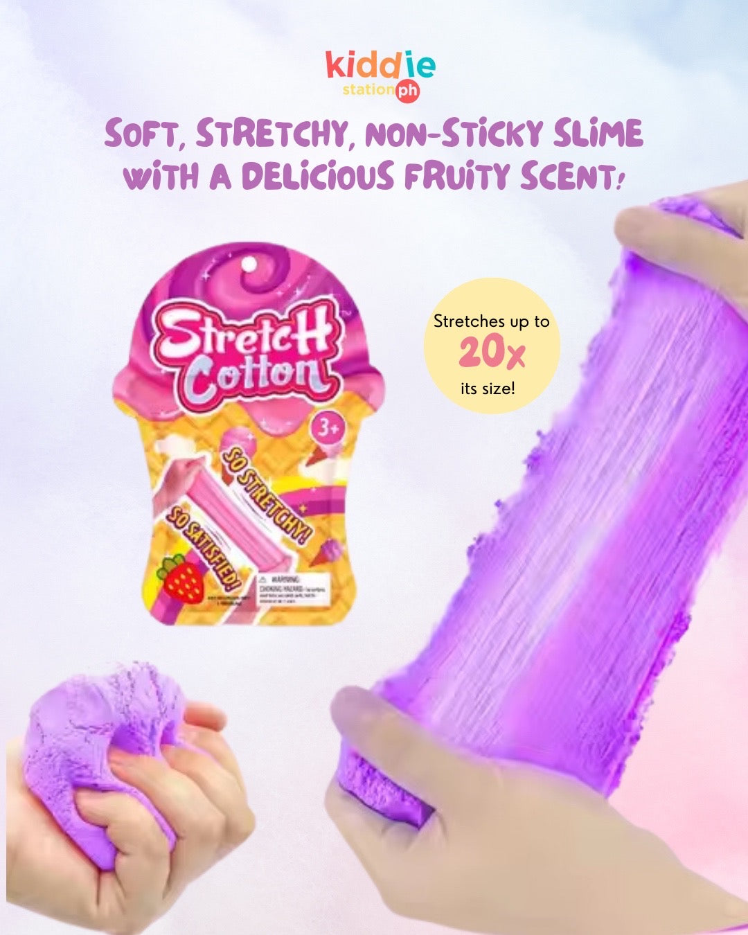 Kiddie Station PH Stretch Cotton Scented Slime