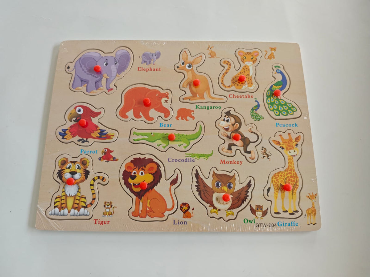 The Kiddie Concept Wooden Educational Puzzle
