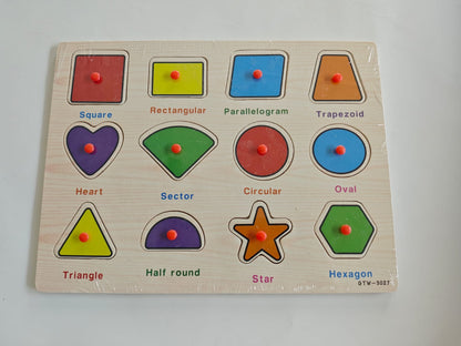 The Kiddie Concept Wooden Educational Puzzle