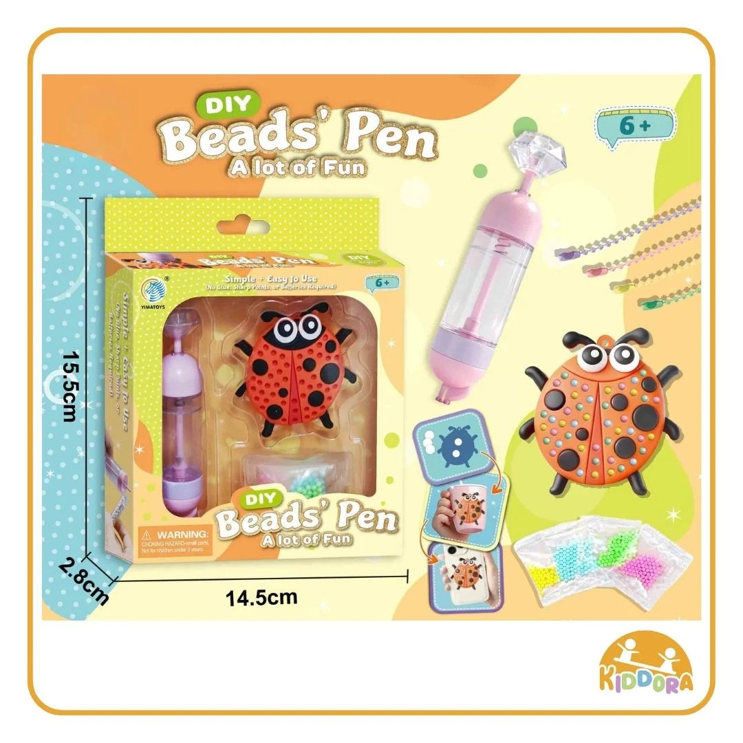 Beads Pen Bug Charm