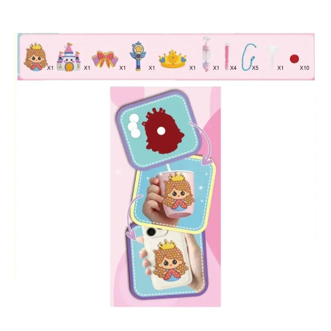 Beads Pen Princess Charm Set