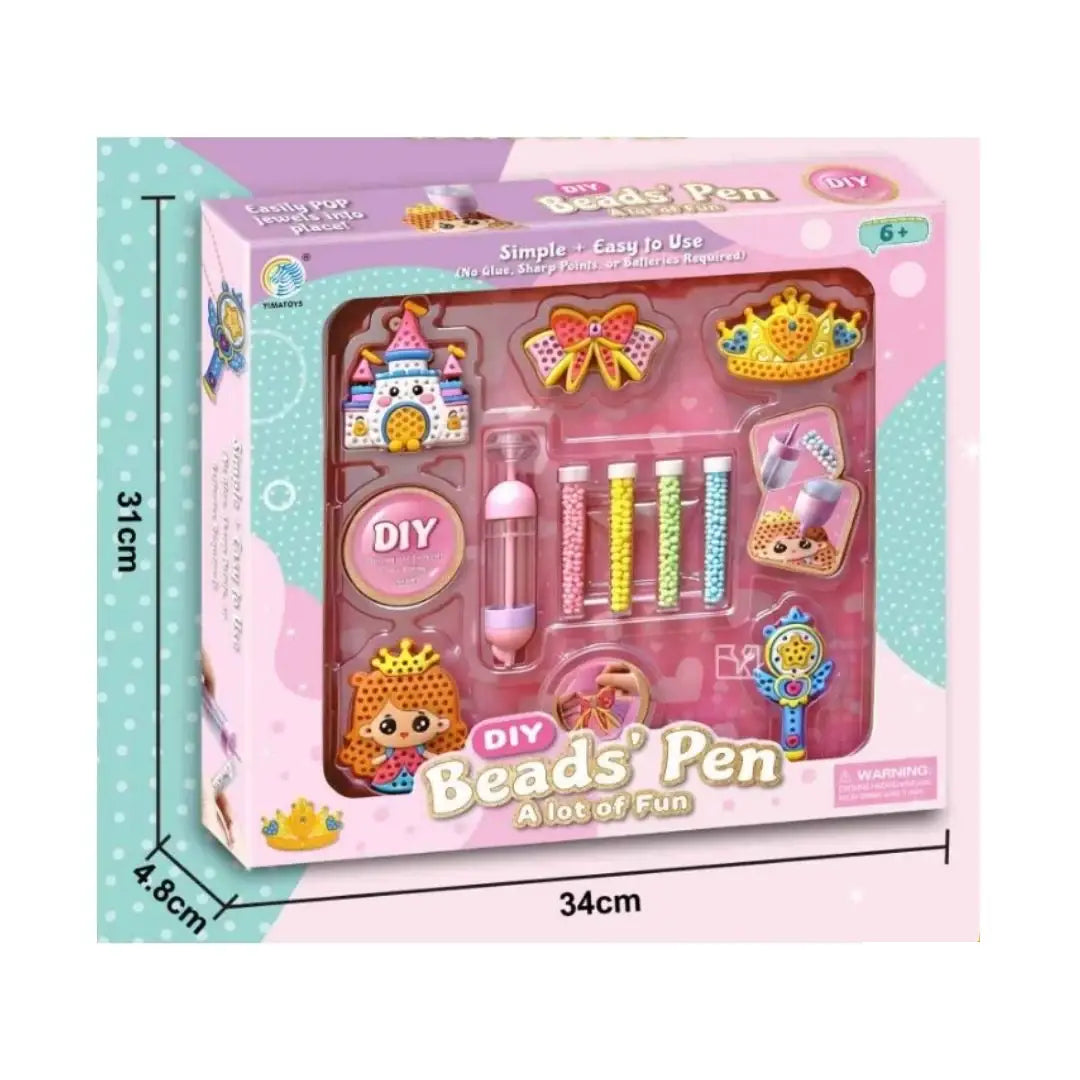 Beads Pen Princess Charm Set