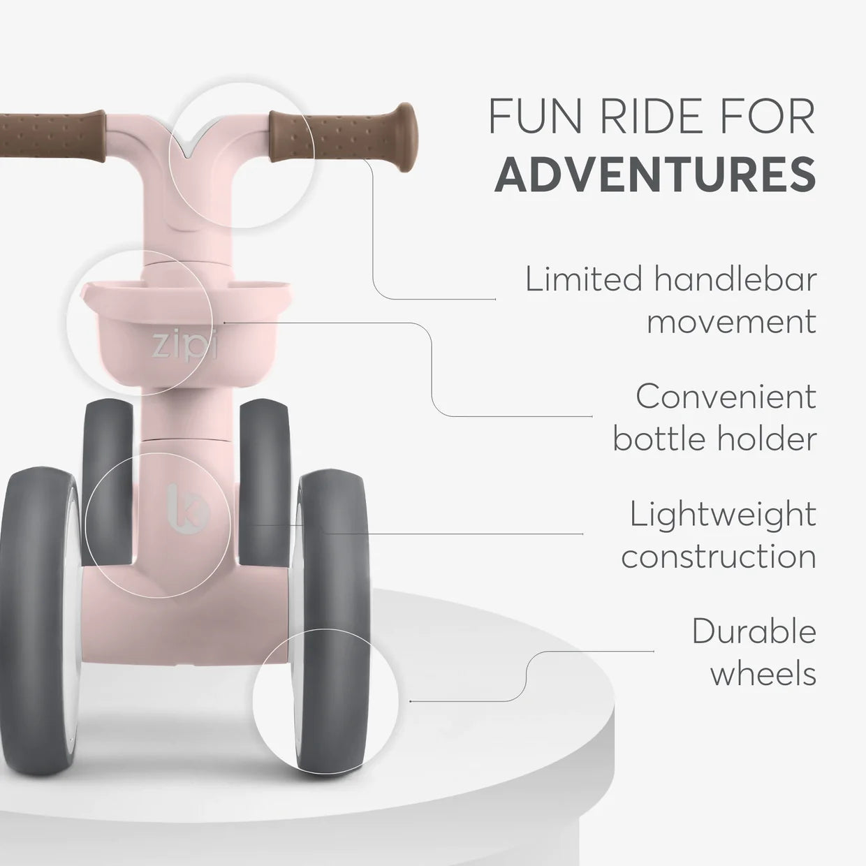 Kikkaboo Zipi Ride On