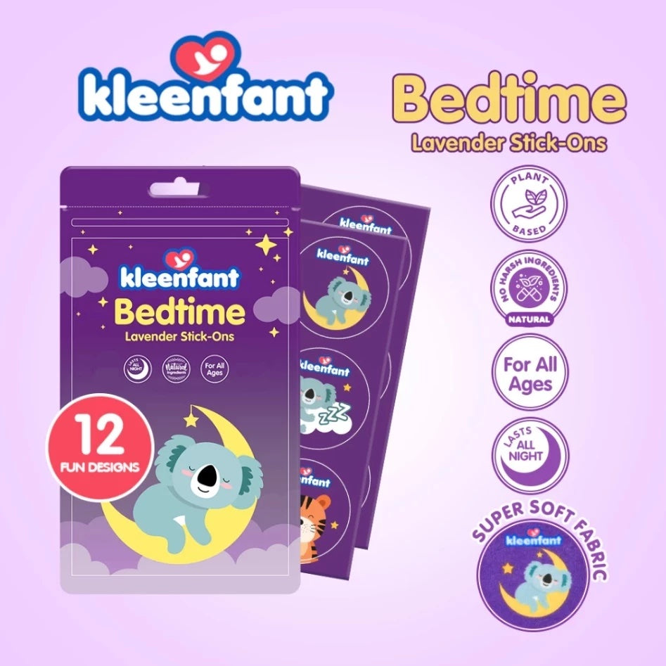 Kleenfant Bedtime Lavender Stick-Ons 12s
