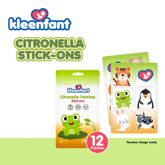 Kleenfant Buzz Away Citronella Stick-On Patches 12s