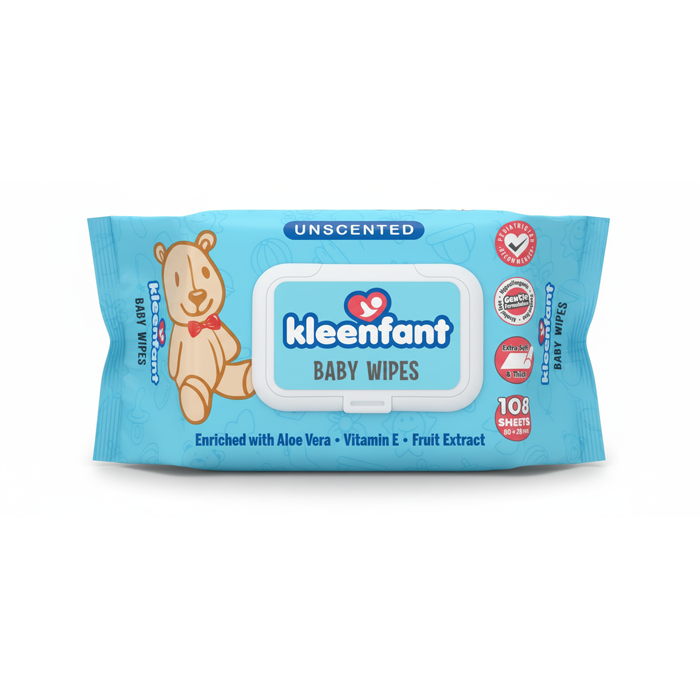 Kleenfant Unscented Baby Wipes