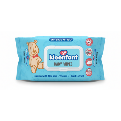 Kleenfant Unscented Baby Wipes