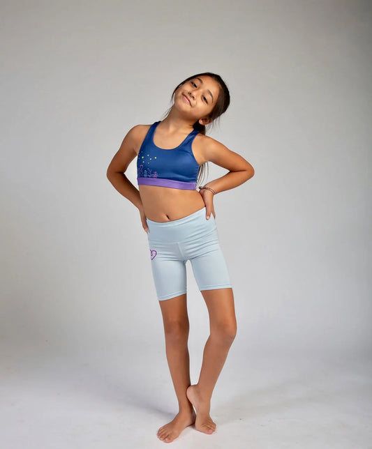 Koa Grey Biker Shorts