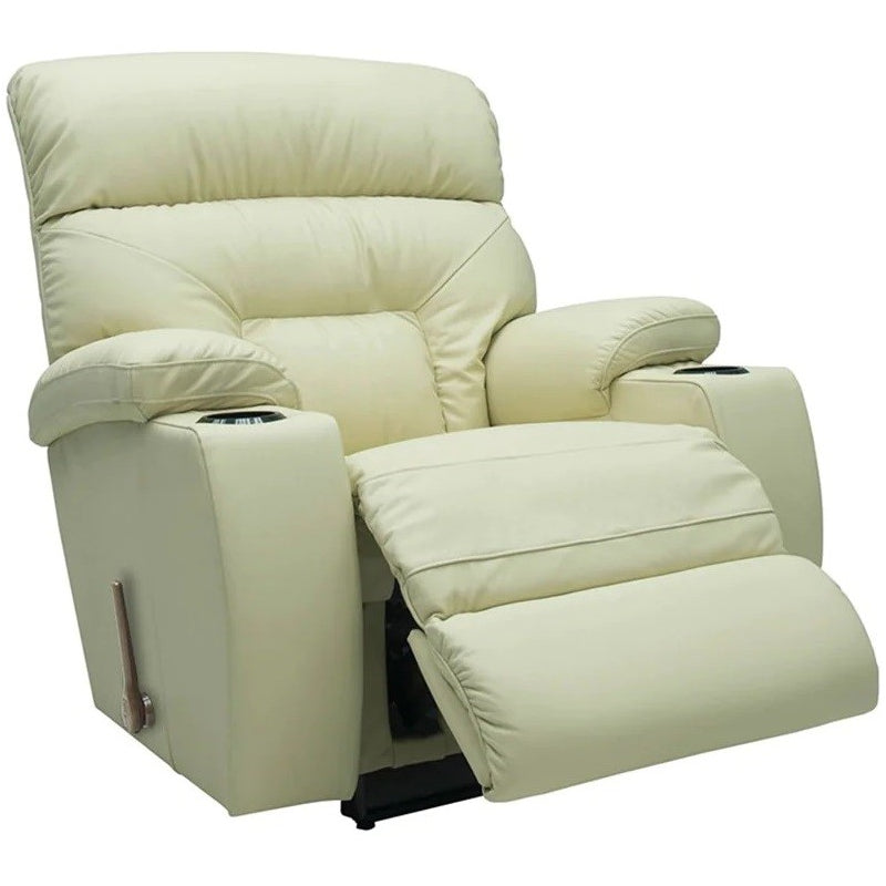 La-Z-Boy Spectator All Leather Rocker Recliner With Cupholder