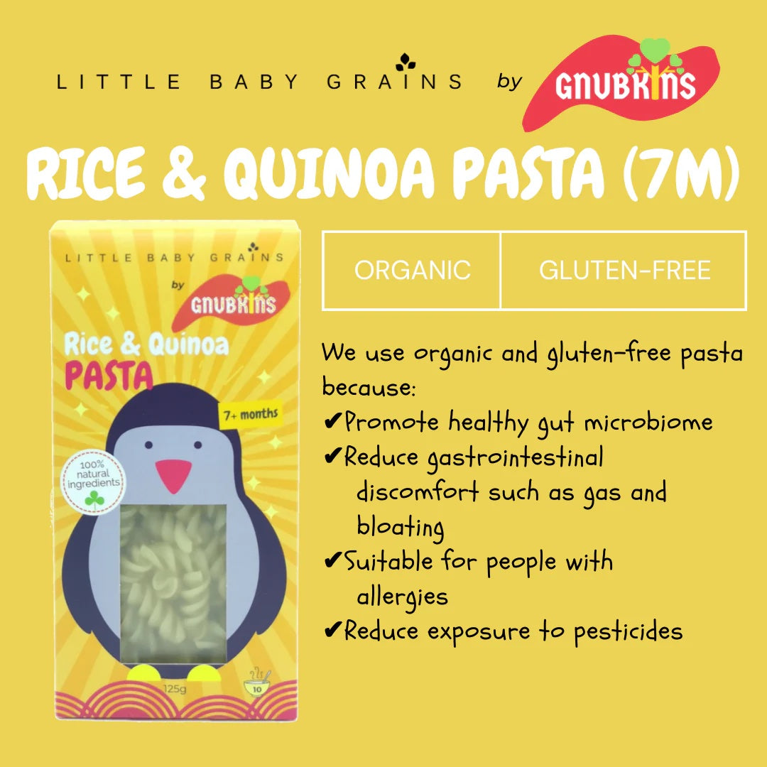 Little Baby Grains Rice and Quinoa Pasta (125g)