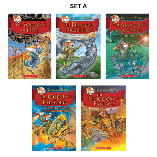 Little Fat Hugs Geronimo Stilton Kingdom of Fantasy Set A (Books 1-5)