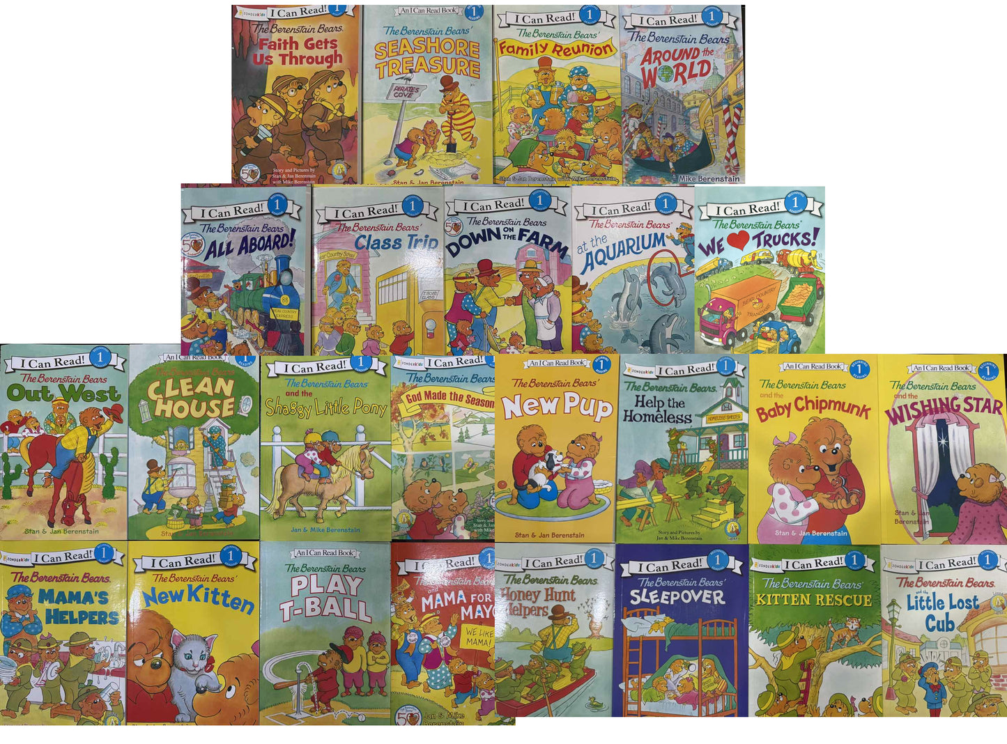 I Can Read Berenstain Bears Book Set (25 Books)