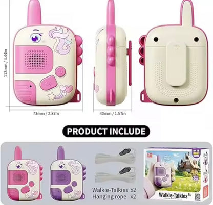 Little Fat Hugs Kids Unicorn Walkie Talkies (2pc Set)