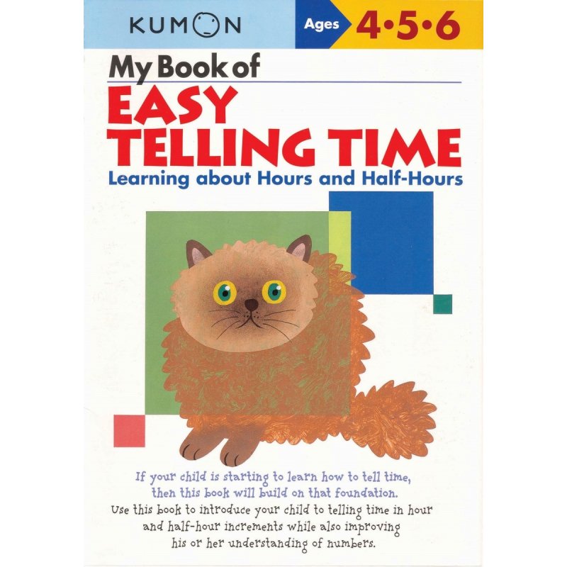 Little Fat Hugs Kumon My Book of Easy Telling Time