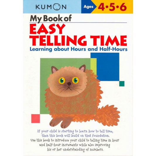 Little Fat Hugs Kumon My Book of Easy Telling Time