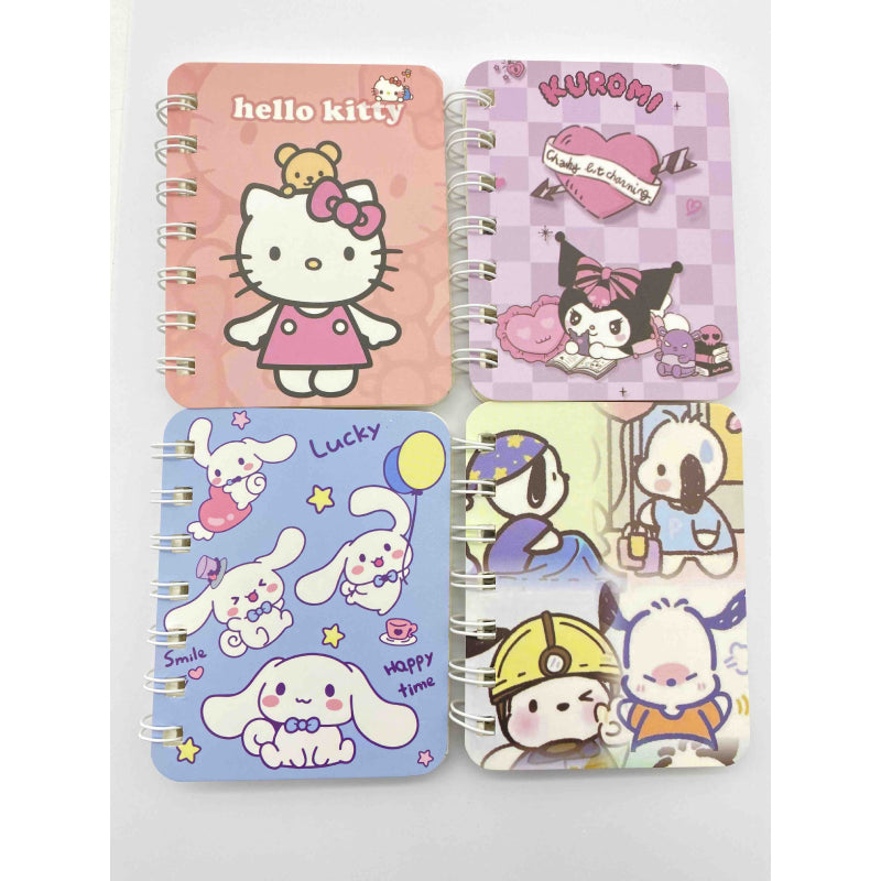 Little Fat Hugs Sanrio Pocket Notebook 4-in-1