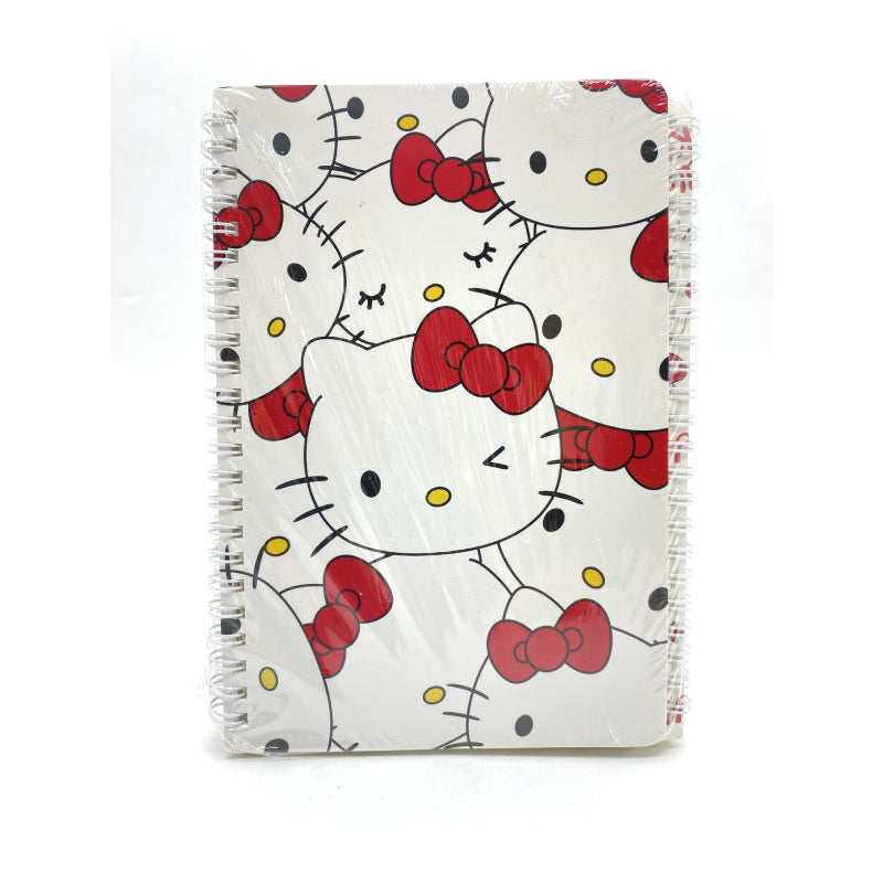 Little Fat Hugs Hello Kitty Spiral Notebooks (4pcs/pack)