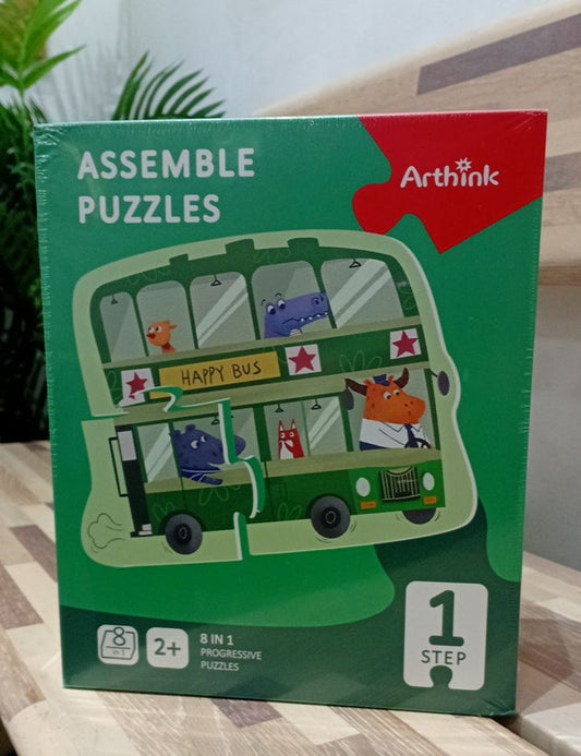 Little Fat Hugs 8-in-1 Vehicle Jigsaw Puzzle
