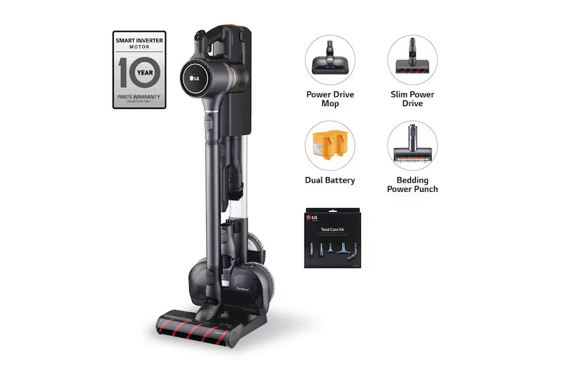 LG 0.44L Powerful Cordless Handstick with Power Drive Mop™ Vacuum A9N-MAX (Pre-order)