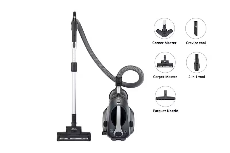 LG 0.44L Canister Vacuum Cleaner with Kompressor VK8317GHAUQ (Pre-order)
