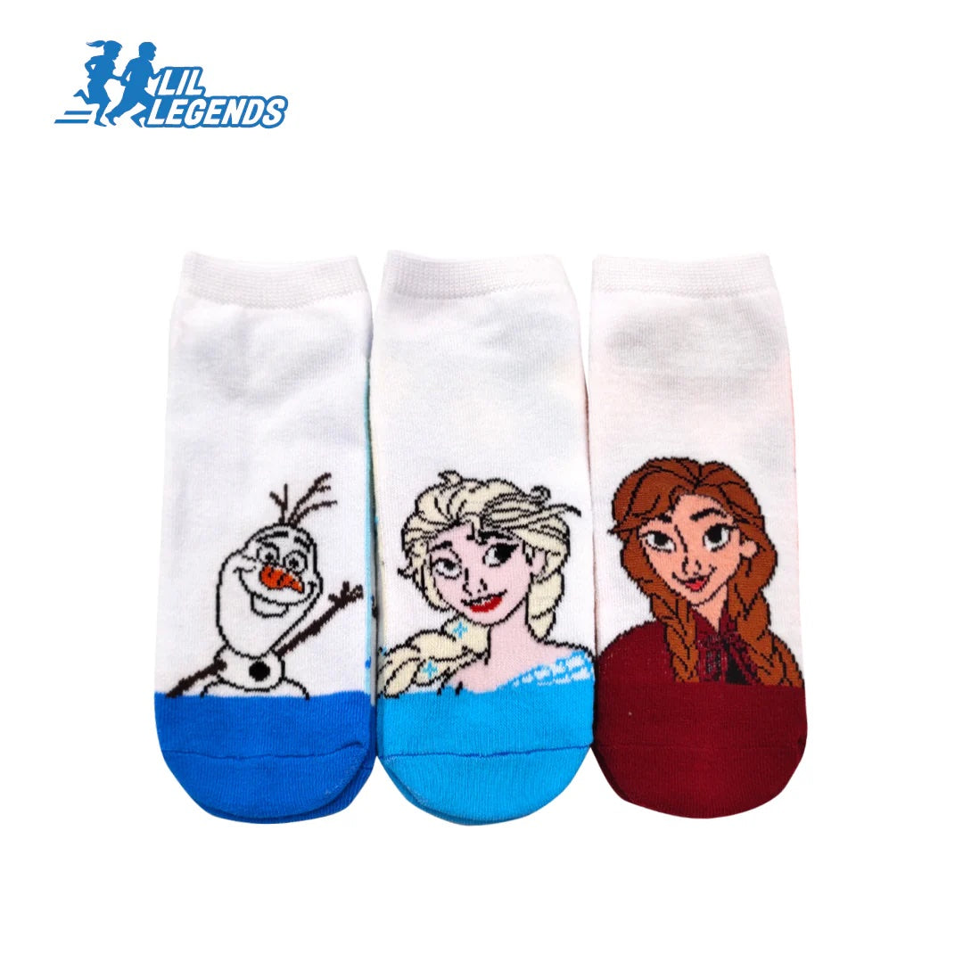 Lil Legends Disney & Marvel Sneaker Socks (3-Pair Pack)