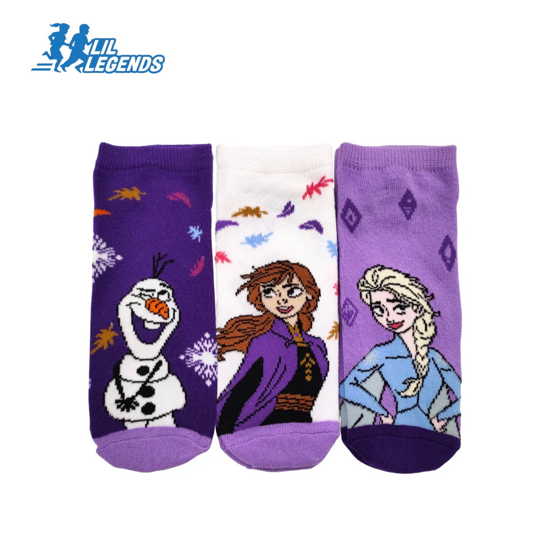 Lil Legends Disney & Marvel Sneaker Socks (3-Pair Pack)