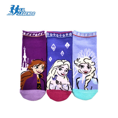 Lil Legends Disney & Marvel Sneaker Socks (3-Pair Pack)