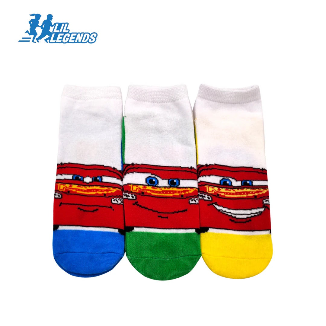 Lil Legends Disney & Marvel Sneaker Socks (3-Pair Pack)
