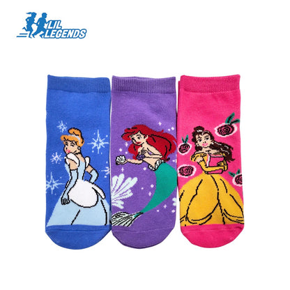 Lil Legends Disney & Marvel Sneaker Socks (3-Pair Pack)