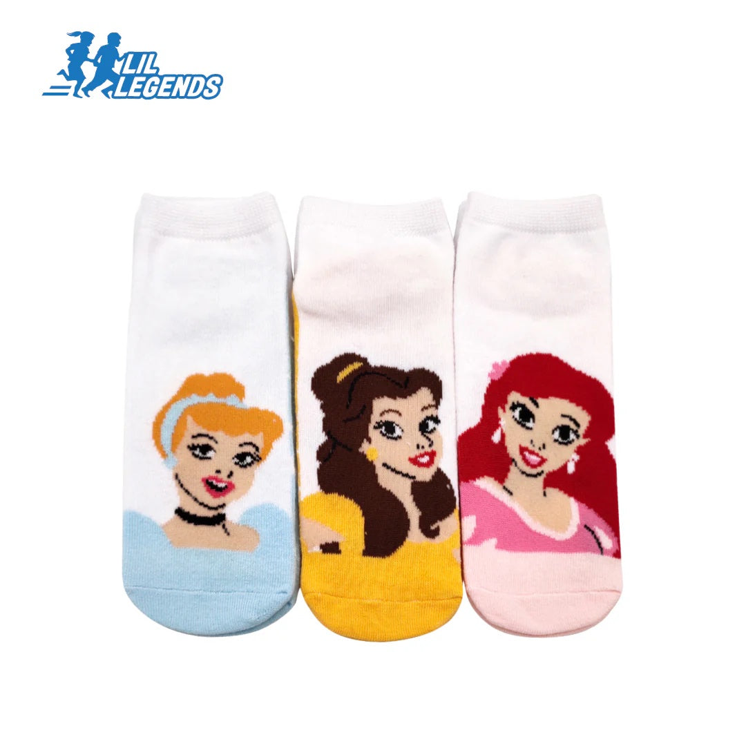 Lil Legends Disney & Marvel Sneaker Socks (3-Pair Pack)