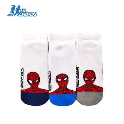 Lil Legends Disney & Marvel Sneaker Socks (3-Pair Pack)