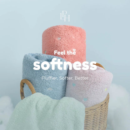 Kottn Air-Soft Baby Towel by Little Palmerhaus - Cloud Series with Embroidery Design
