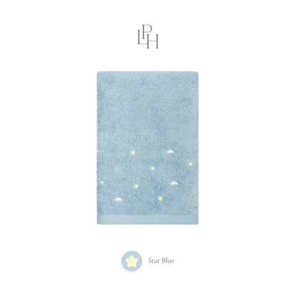Kottn Air-Soft Baby Towel by Little Palmerhaus - Cloud Series with Embroidery Design