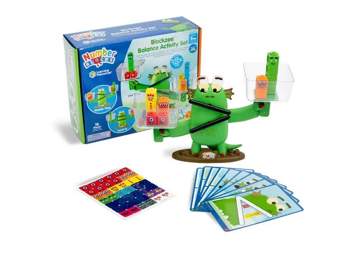 Learning Resources Numberblocks Blockzilla Balance Activity Set