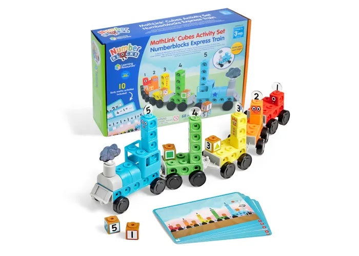 Learning Resources MathLink Cubes Numberblocks Express Train Activity Set