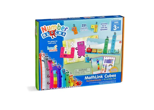 Learning Resources MathLink Cubes Numberblocks 1-10 Activity Set
