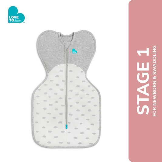 Love to Dream Swaddle Up 1.5TOG Cotton White - Mini Cloud
