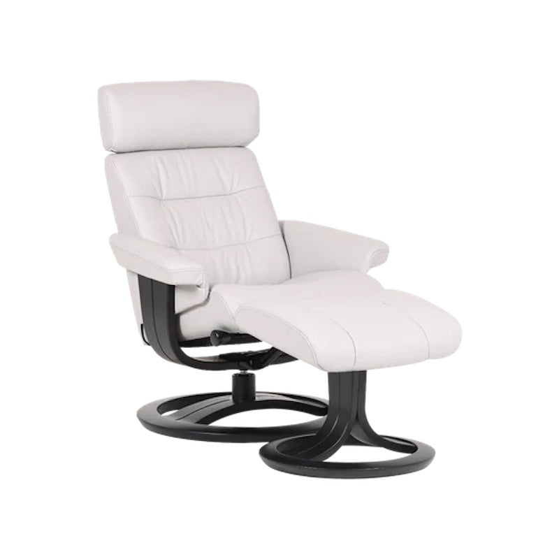 La-Z-Boy Nilsson All-Leather Pedestal Chair