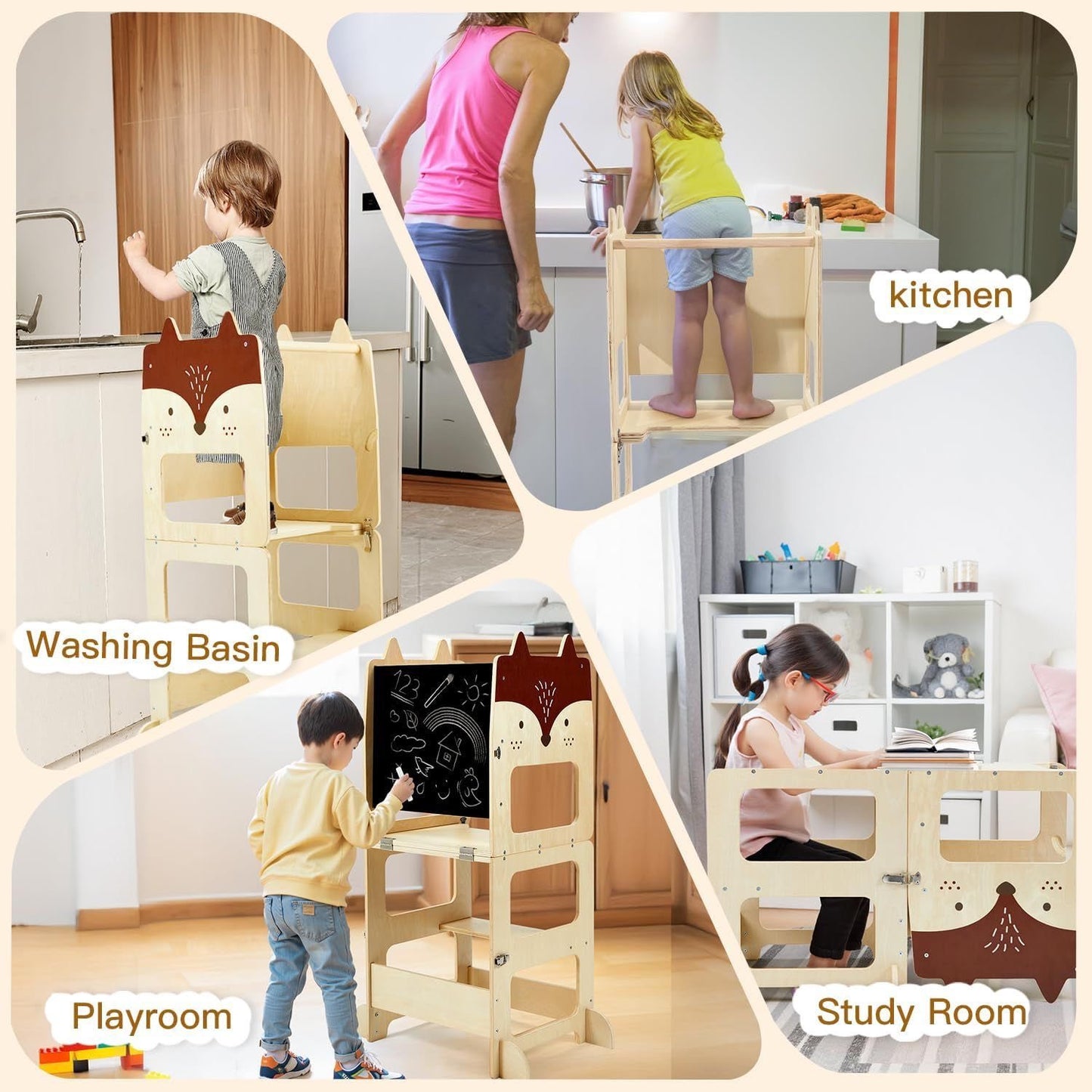 Labebe Little Helper: Montessori Learning Tower