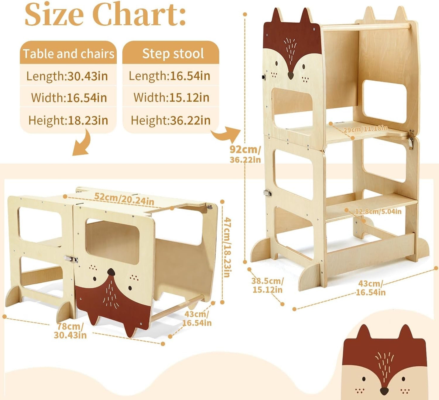 Labebe Little Helper: Montessori Learning Tower