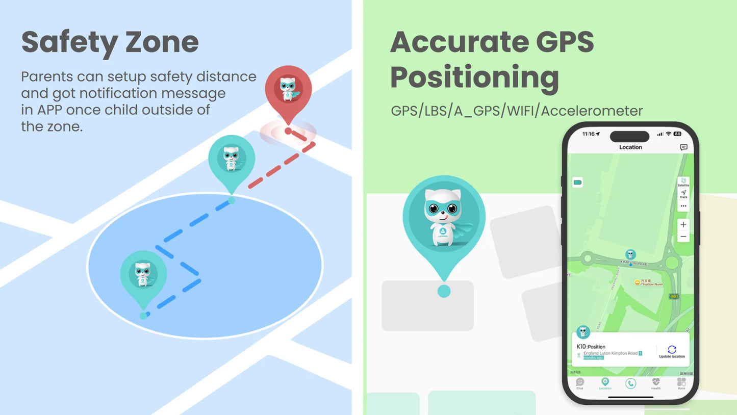 Lagenio K10 4G Kids Watch