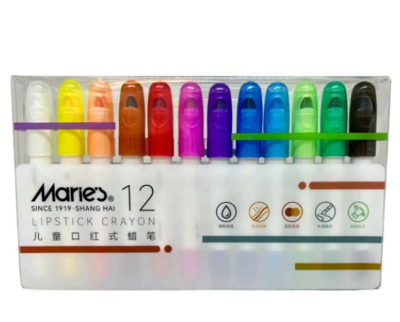 Marie’s Lipstick Crayon (Set of 12s in PP Box)