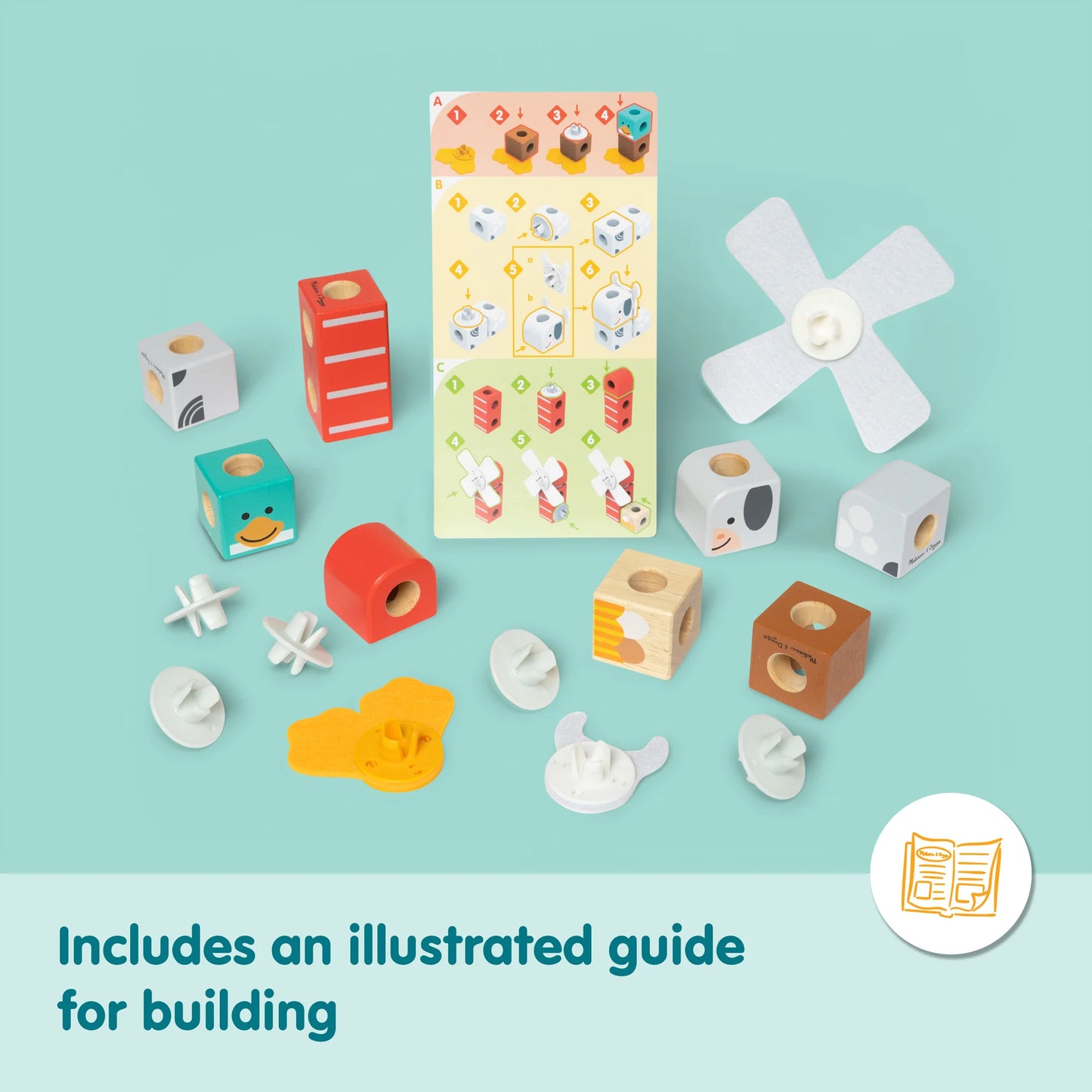 Blockables Farm Friends Building Set