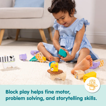 Blockables Safari Animals Building Set